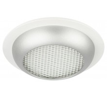 Встраиваемый светильник под лампу GX53  KL111 WH/SL белый/серебро матовый   Б0061539  ЭРА