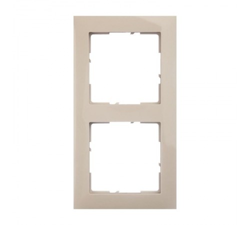 SUNO Рамка декоративная универсальная 2-постовая Цвет "Песочный"  721532  Legrand