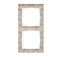 SUNO Рамка декоративная универсальная 2-постовая Цвет "Песочный"  721532  Legrand