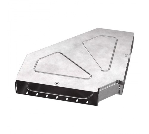 Угол горизонтальный 90 градусов с крышкой Стандарт 400х80   PR16.0623  Промрукав