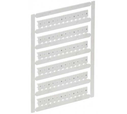 ARMAFIX Маркер для CTS/CP 4мм2 с символами "+; -; заземление"  AF-CT10D-M-004-23  IEK (ИЭК)
