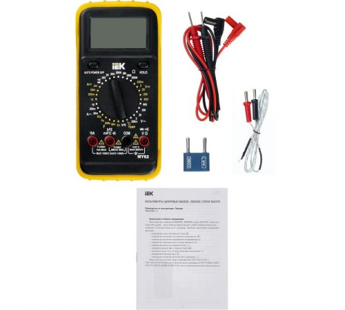 Мультиметр цифровой  Professional MY62   TMD-5S-062  IEK