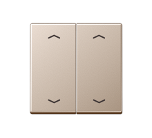 Клавиша для KNX кнопки, 2 группы, символы стрелки; дюропласт; шампань  A102PCH  Jung