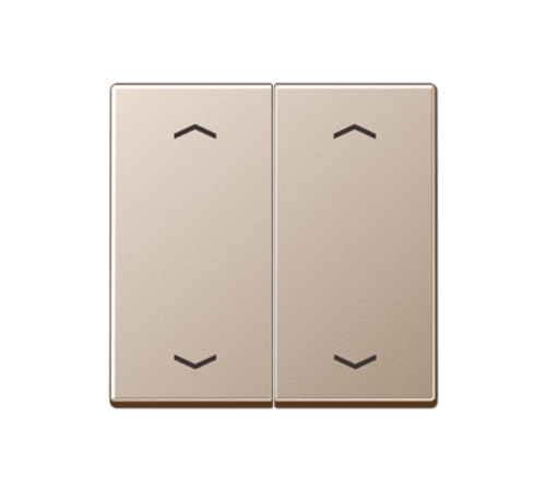 Клавиша для KNX кнопки, 2 группы, символы стрелки; дюропласт; шампань  A102PCH  Jung