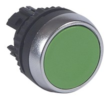 Головка ''нажал - вкл., нажал - откл.''  22,3 - Osmoz - для компл. - с пот. толкателем - без подсв. - IP 66 - зеленый  023842  Legrand