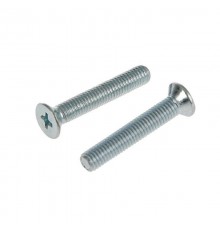 Винт DIN965 с потайной головкой оцинк. М5х40 (60 шт) - коробка с ок. ( 0,344 кг)  105239  Tech-KREP