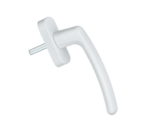 Ручка оконная Fit,  пластик, штифт 35, белый (1 шт) - пакет   148130  Tech-KREP