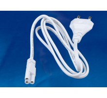 Провод для подключения светильника UCX-LT2/E01-120 WHITE 1 STICKER ULI-E01* к сети 220В. 120см. Белый  UL-00004530  Uniel