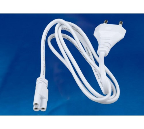 Провод для подключения светильника UCX-LT2/E01-120 WHITE 1 STICKER ULI-E01* к сети 220В. 120см. Белый  UL-00004530  Uniel