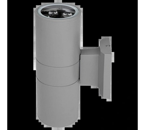 Светильник светодиодный архитектурный ДБУ PWL-26090/30D 2x5w 6500K GR IP65 фасадный  .1018601B  JAZZWAY