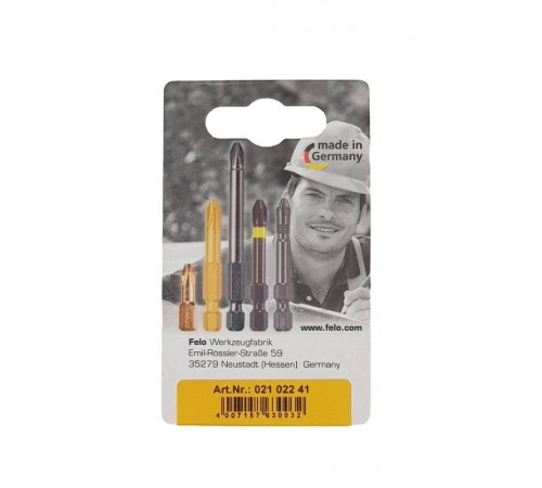 Бита крестовая ударная серия Impact PZ 2X25,2 шт  02102241  Felo