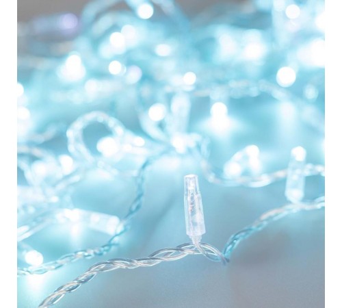 Светодиодная гирлянда ARD-STRING-CLASSIC-10000-CLEAR-100LED-FLASH Azure (230V, 7W) (Ardecoled, IP65)  025784  Arlight