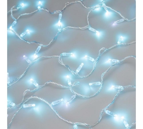 Светодиодная гирлянда ARD-STRING-CLASSIC-10000-CLEAR-100LED-FLASH Azure (230V, 7W) (Ardecoled, IP65)  025784  Arlight