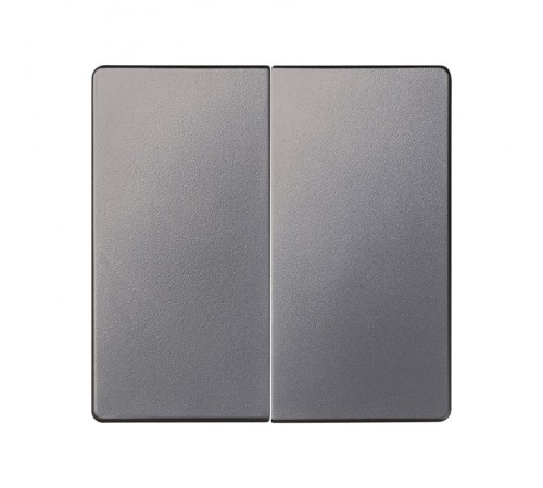 Клавиша двойная для перекрестного выключателя цвета матовый титан S82 Concept  8202126-096  Simon