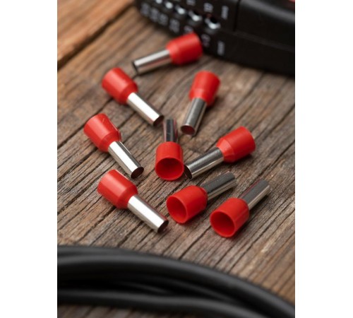 Наконечник штыревой втулочный изолированный НШвИ 10,0-12 (50шт.) EKF PROxima  nhvi-10.0-12  EKF