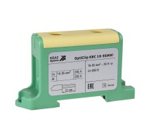 Клемма вводная силовая OptiClip КВС 16-95 желто-зеленая  351044  КЭАЗ