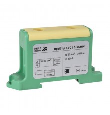 Клемма вводная силовая OptiClip КВС 16-95 желто-зеленая  351044  КЭАЗ