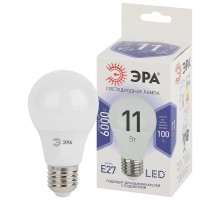 Лампа светодиодная LED 11Вт Е27 6000К smd A60-11W-860-E27  Б0031394  ЭРА