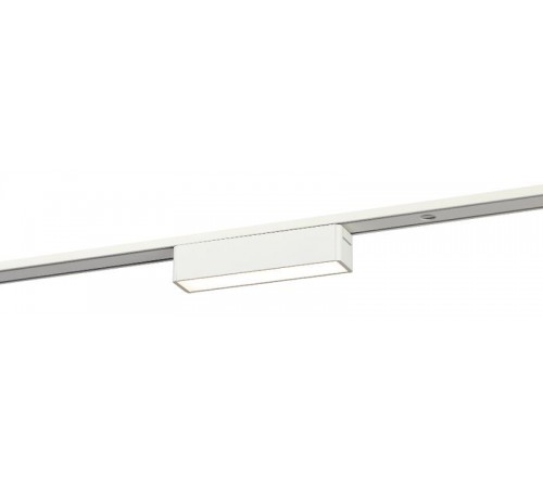 Магнитный трековый светильник  TRM-S5-1-6W4K-WH с заливающим светом для тонкой магнитной системы 6Вт 4000К белый  Б0059041  ЭРА