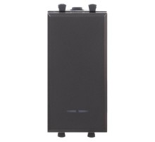 Кнопка модульная, "Avanti", "Черный матовый", 1 модуль  4412151  DKC