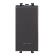 Кнопка модульная, "Avanti", "Черный матовый", 1 модуль  4412151  DKC