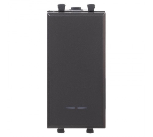 Кнопка модульная, "Avanti", "Черный матовый", 1 модуль  4412151  DKC