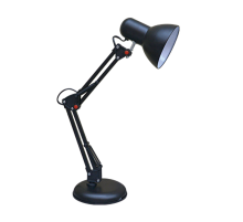 Светильник настольный под лампу СНО-15Ч на основании 60Вт E27 230В ЧЕРНЫЙ (коробка)  4690612012902  IN HOME