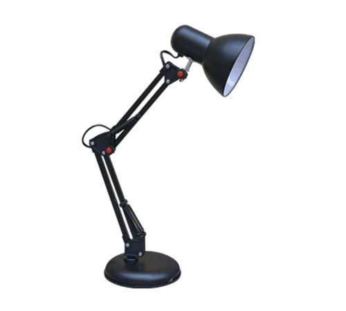 Светильник настольный под лампу СНО-15Ч на основании 60Вт E27 230В ЧЕРНЫЙ (коробка)  4690612012902  IN HOME