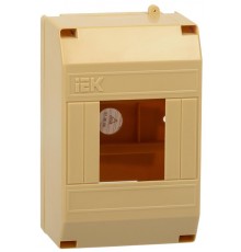 Корпус пластиковый навесной на 4 модуля КМПн 1/4 133х79х58мм IP20 сосна KREPTA 3  MKP31-N-04-30-135-S  IEK