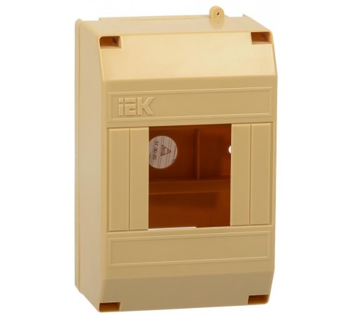 Корпус пластиковый навесной на 4 модуля КМПн 1/4 133х79х58мм IP20 сосна KREPTA 3  MKP31-N-04-30-135-S  IEK