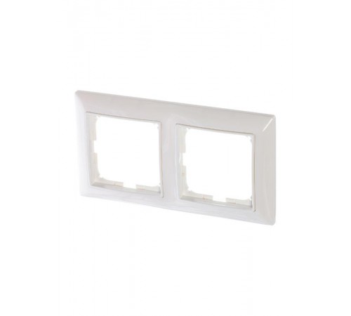 ABB Basic 55 Альп. белый Рамка 2-ая  1725-0-1480   2CKA001725A1480  ABB