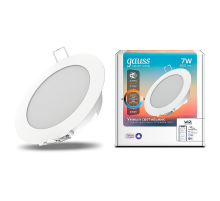 Светильник светодиодный Smart Home DIM+CCT 7 Вт 1/30  2030122  Gauss
