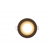 Светильник светодиодный встраиваемый DK3012-BK влагозащищенный IP 44, 50Вт, GU10, черный, алюминий  DK3012-BK  DENKIRS