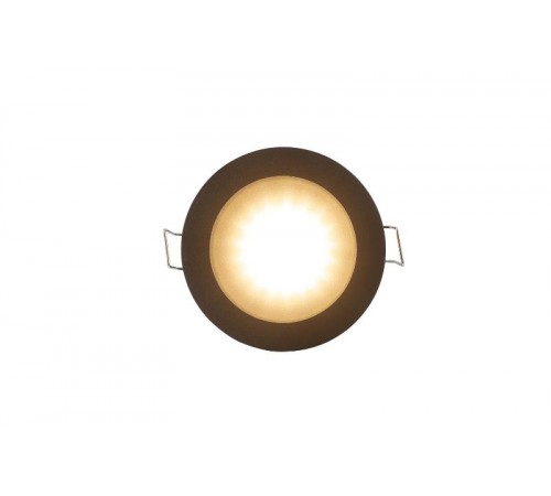 Светильник светодиодный встраиваемый DK3012-BK влагозащищенный IP 44, 50Вт, GU10, черный, алюминий  DK3012-BK  DENKIRS