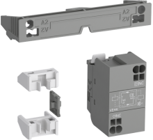 Блокировка реверсивная электромеханическая VEM4K для контакторов AF09-AF38...K с втычными клеммами  1SBN030113R1000  ABB