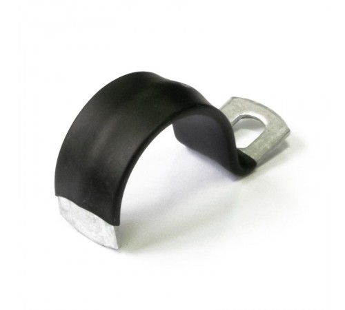 Скоба металлическая однолапковая с полимерным покрытием СМО-П d21-22 мм (100 шт/уп)  PR08.6009  Промрукав