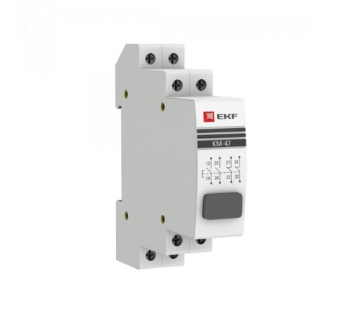 Кнопка модульная КМ-47 (серая) EKF PROxima  mdb-47-grey-pro  EKF