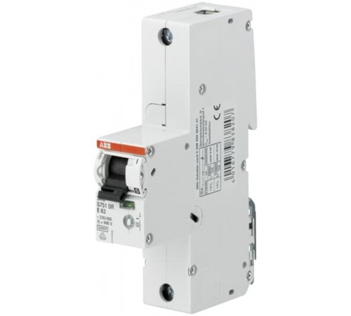 Выключатель автоматический однополюсный S751DR (селективный) 25А K 25кА (S751DR-K25)  2CDH781010R0517  ABB