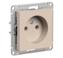 AtlasDesign Песочный Розетка без заземления без шторок, 16А, механизм  ATN001241  SE