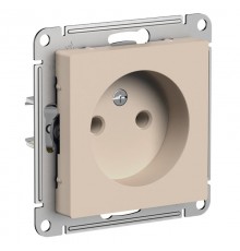 AtlasDesign Песочный Розетка без заземления без шторок, 16А, механизм  ATN001241  SE