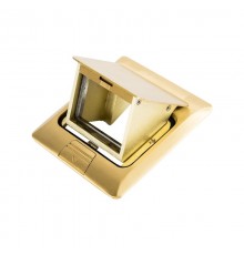 LUK/1.5BR Люк в пол на 1.5 поста(45х45мм), латунь  70016  Ecoplast