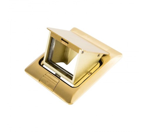 LUK/1.5BR Люк в пол на 1.5 поста(45х45мм), латунь  70016  Ecoplast