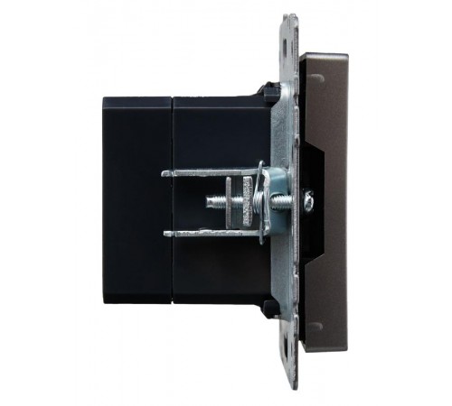 BRITE Розетка USB A+A 3,1А РЮ10-1-БрС сталь  BR-U21-D31-K46  IEK