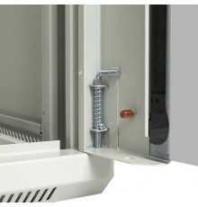 Шкаф настенный 19" TERACOM PRO 15U 600х600 мм дверь стеклянная с замком-ручкой серыйTRP-WLL-1566-40GEKF