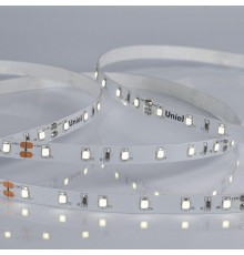 Лента светодиодная холодный свет 6500K ULS-2835-60LED/m-8mm-IP20-DC24V-6W/m-5M-DW  UL-00002969  Uniel