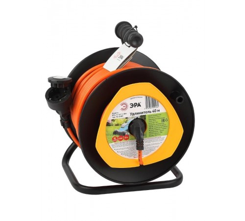 Удлинитель силовой ЭРА RPx-1e-3x1.5-40m на п. катушке c/з 40м 1 гн ПВС 3х1.5  Б0046839  ЭРА