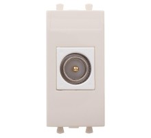 ТВ розетка оконечная "Ванильная дымка", "Avanti", 1 мод.  4405501  DKC