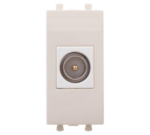 ТВ розетка оконечная "Ванильная дымка", "Avanti", 1 мод.  4405501  DKC