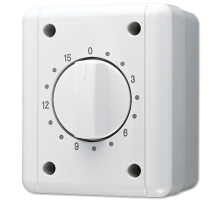 Выключатель для накладного монтажа с часовым механизмом 8015W Jung