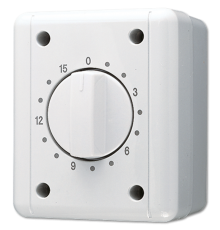 Выключатель для накладного монтажа с часовым механизмом 8015W Jung